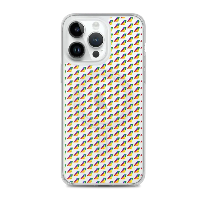 MagSafe® Clear Case for iPhone® - Limited Edition Pride Tailfin Design product image (1)
