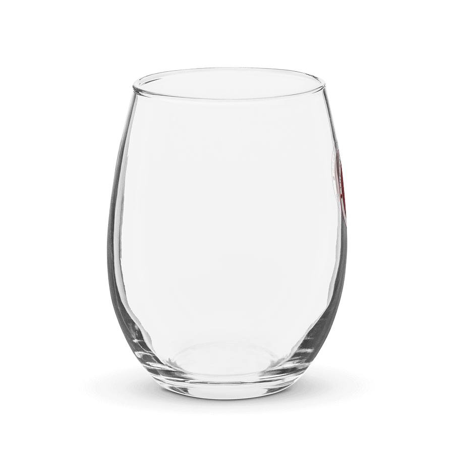 Raging Bastards Illustrated Dog Hoodie Stemless Wine Glass product image (4)