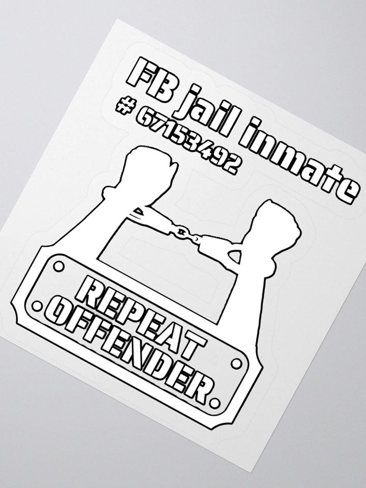 FB JAIL INMATE REPEAT OFFENDER product image (6)