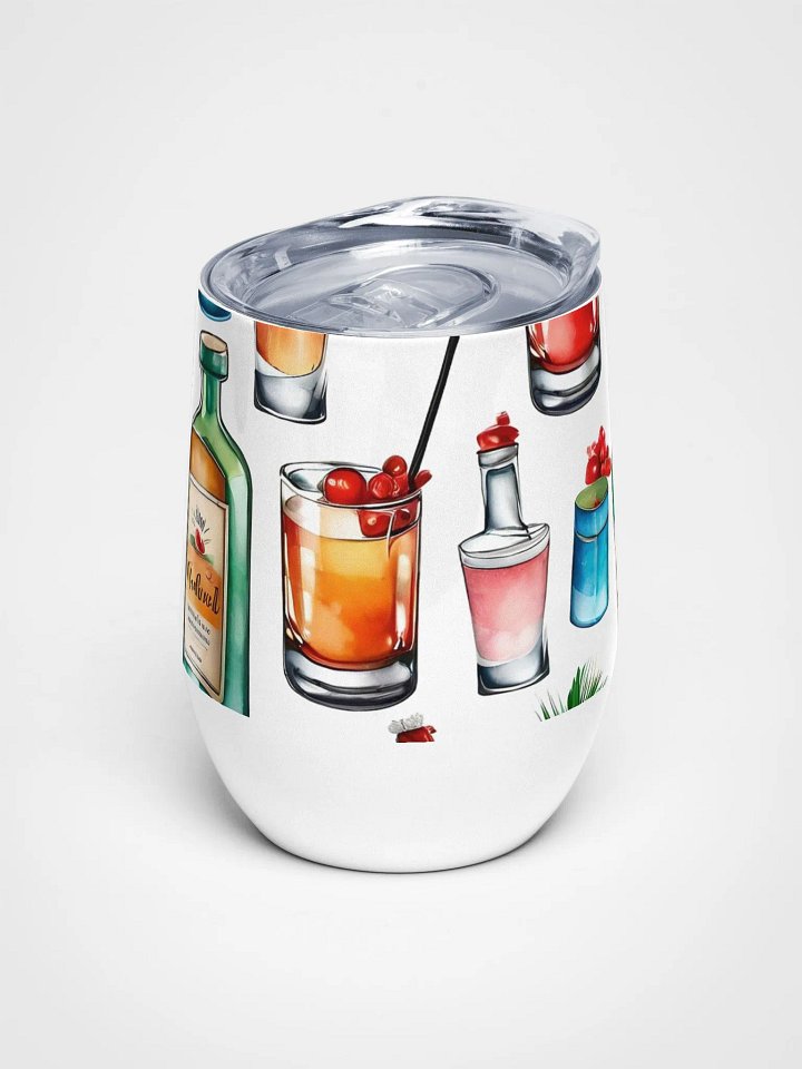 Festive Cheers Wine Tumbler product image (2)