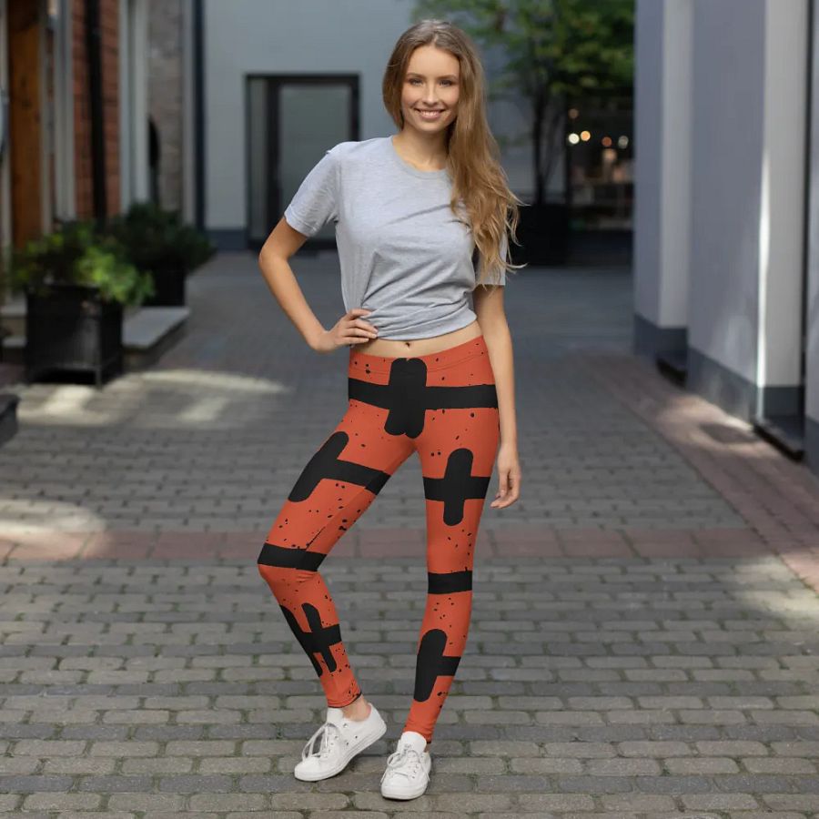 Ethnic Tribal Pattern Leggings – Bold, Cultural & Ultra-Stylish product image (7)