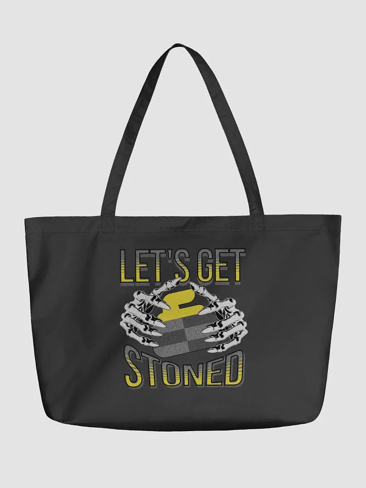 Lets Get Stoned Curling Skeletal Hands Eco Tote product image (2)