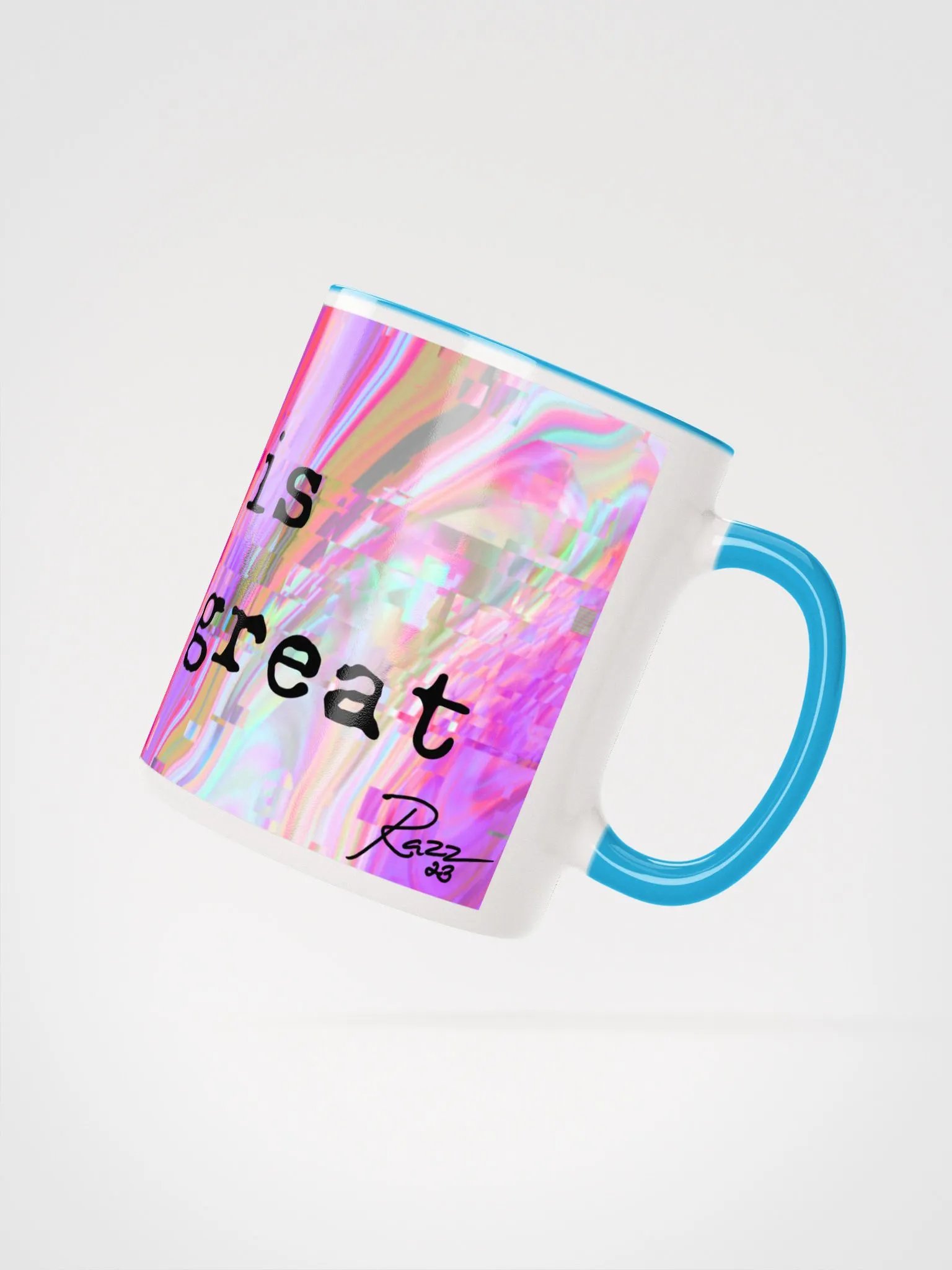 Today is gonna be great glitch mug product image (2)