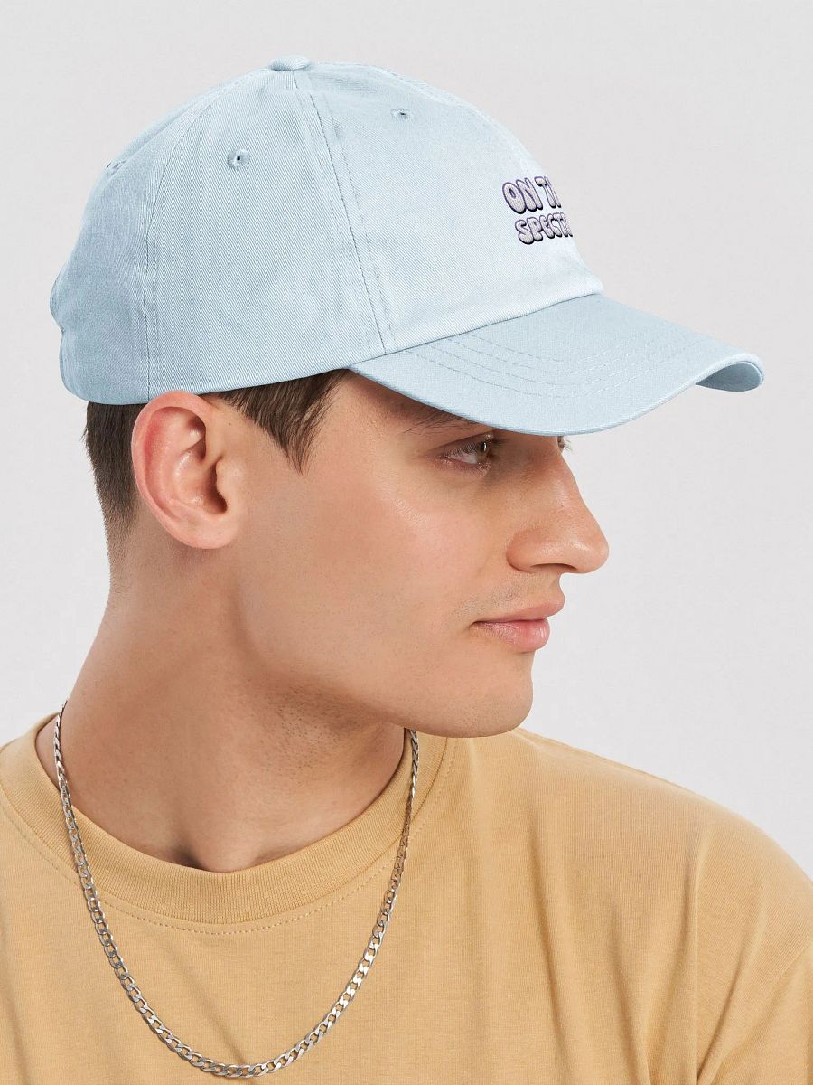 ON THE SPECTRUM (purple) groovy lined design 2 embroidered pastel dad hat product image (21)