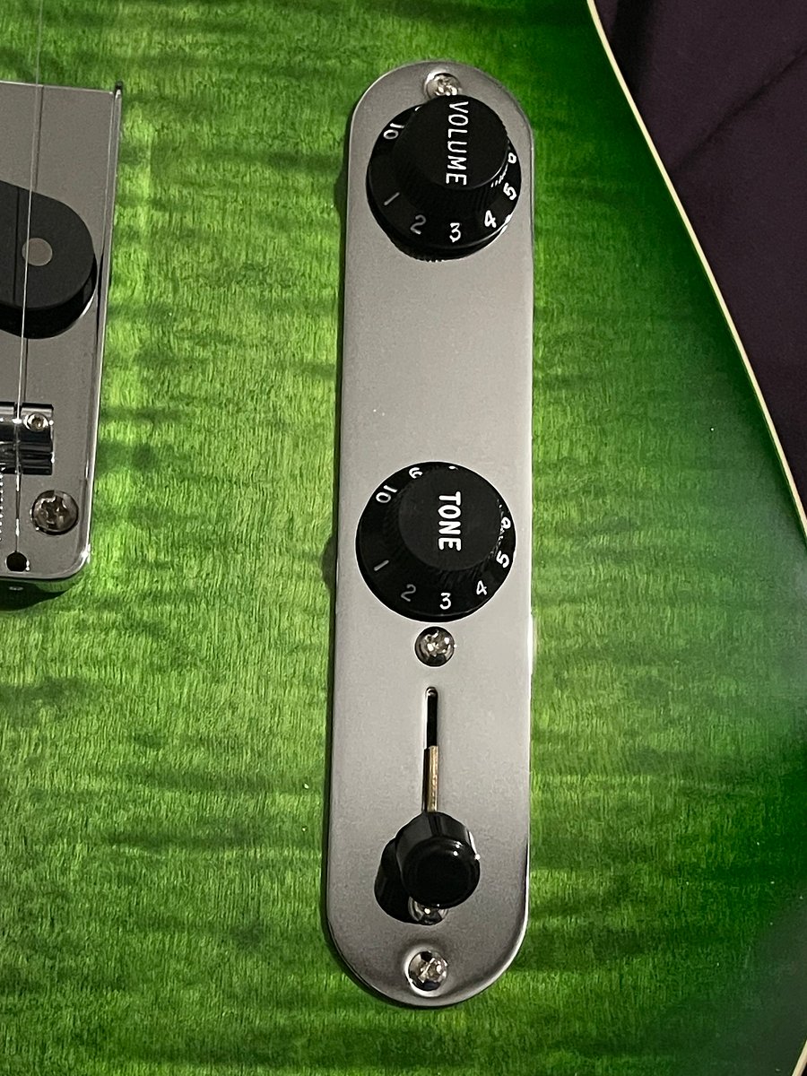 GD Guitars Super T Tele Style 2025 - Green Burst - GD Pickups Custom Alnico 3 Tele Set - Case Included product image (8)