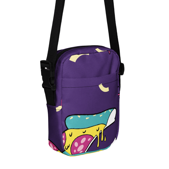 Cheesy Delight All-Over Print Crossbody Bag product image (1)