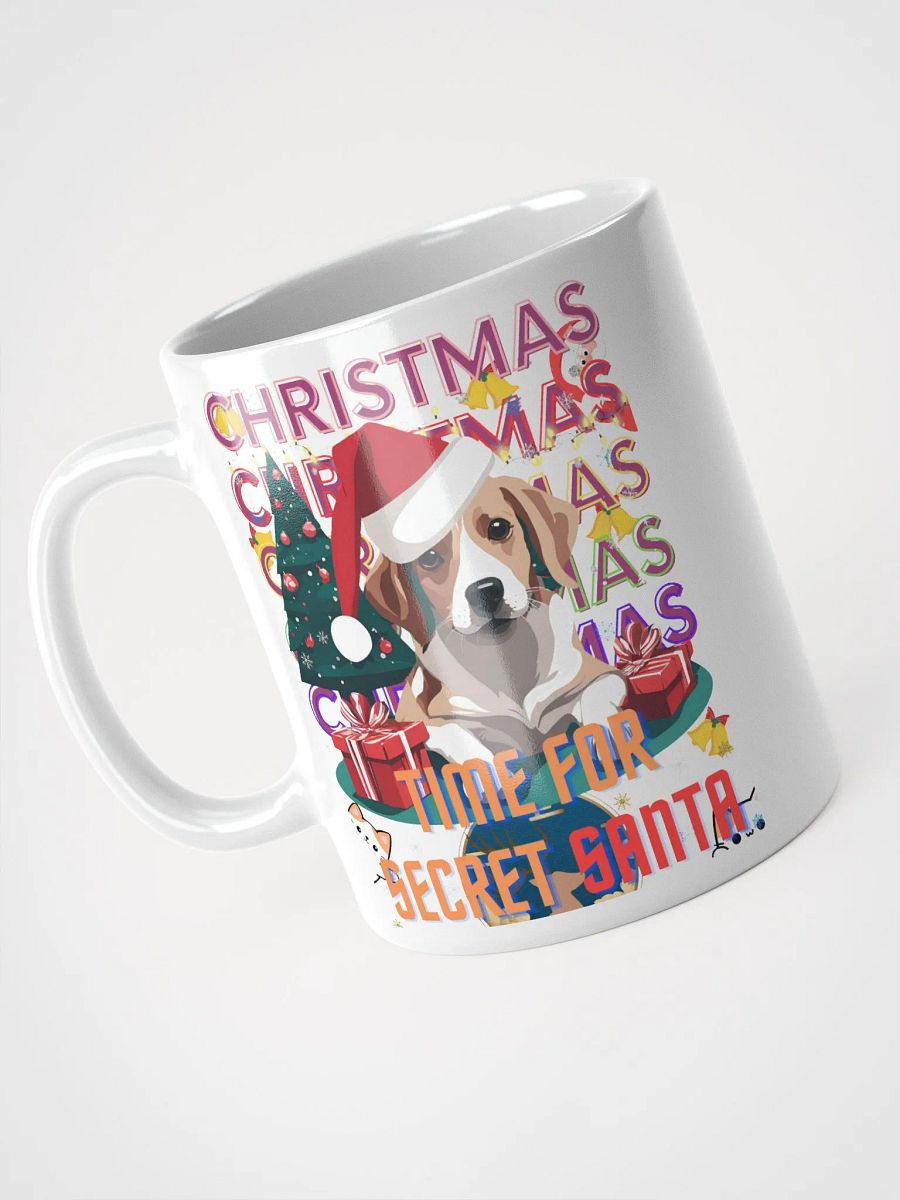 Secret Santa Paws White Glossy Mug product image (3)