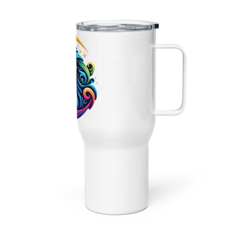Celestial Crescent Moon Travel Mug product image (4)