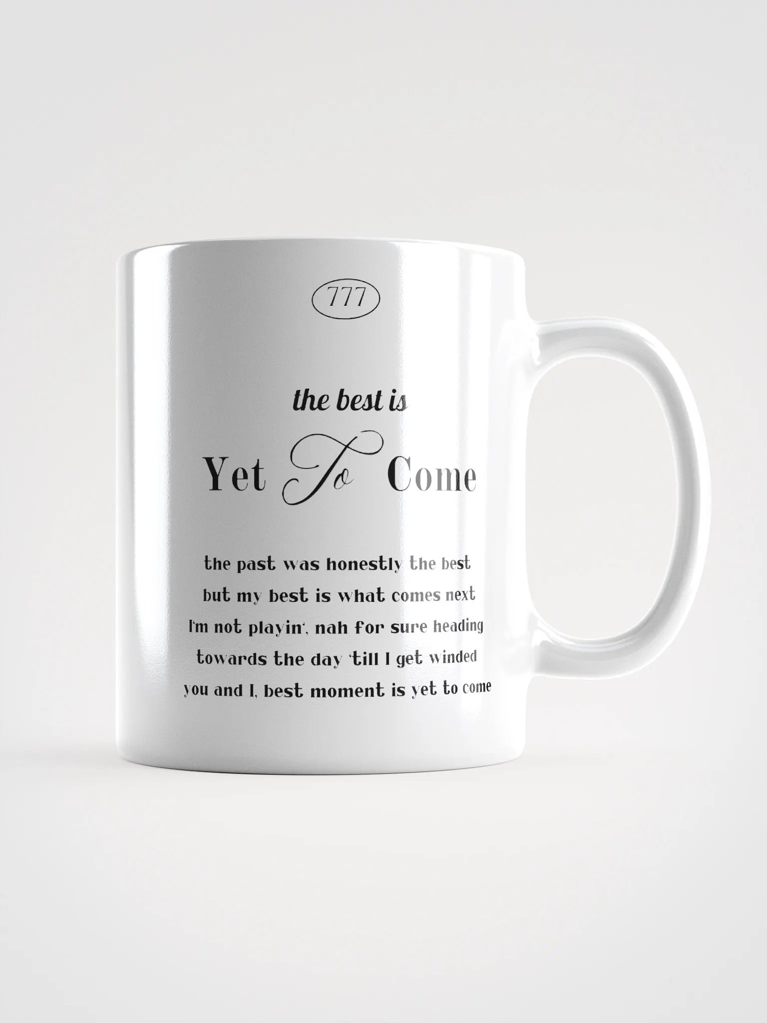 Yet to Come mug product image (1)