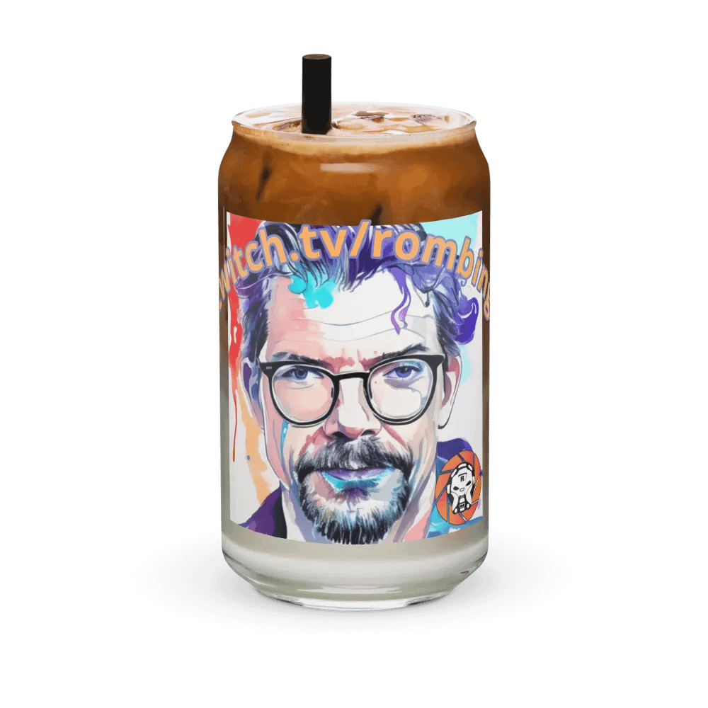 Vibrant Rombing Portrait Can-Shaped Glass product image (6)