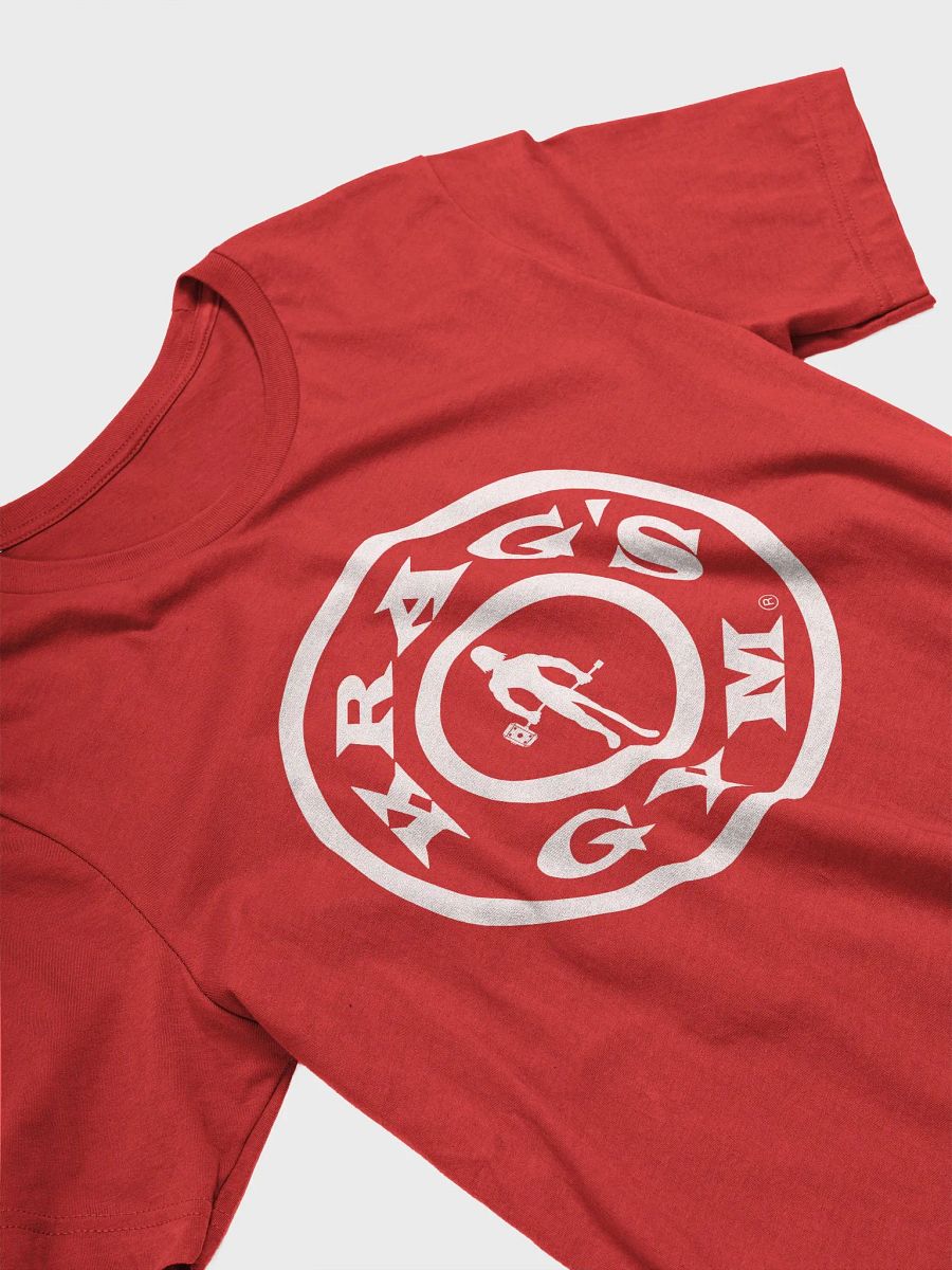 Krag's Gym T-Shirt (White Letter Bullseye) product image (4)