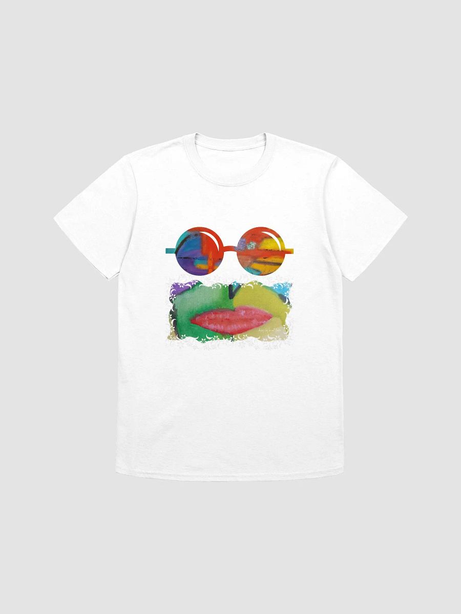 abstract face design with glasses product image (1)