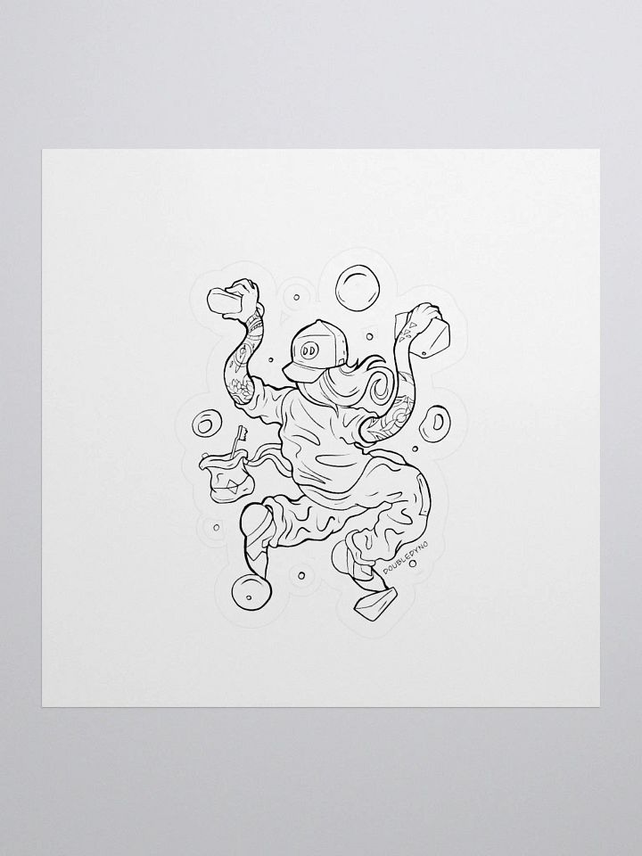 Flexible climber sticker product image (1)