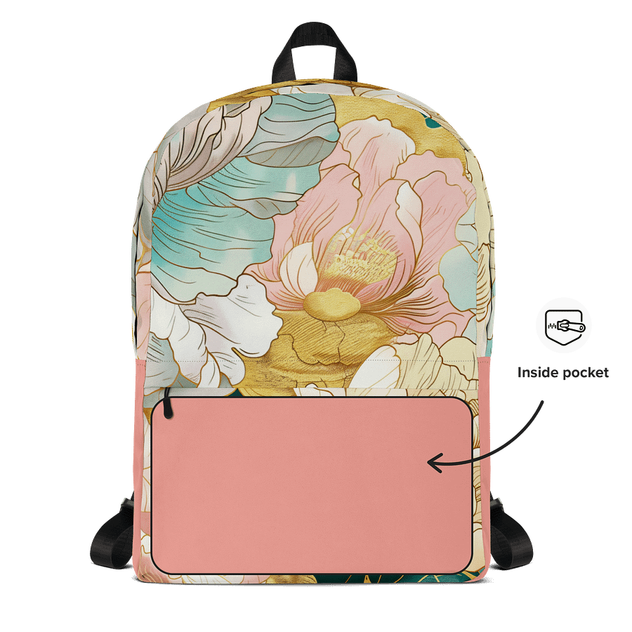 floral backpack product image (6)