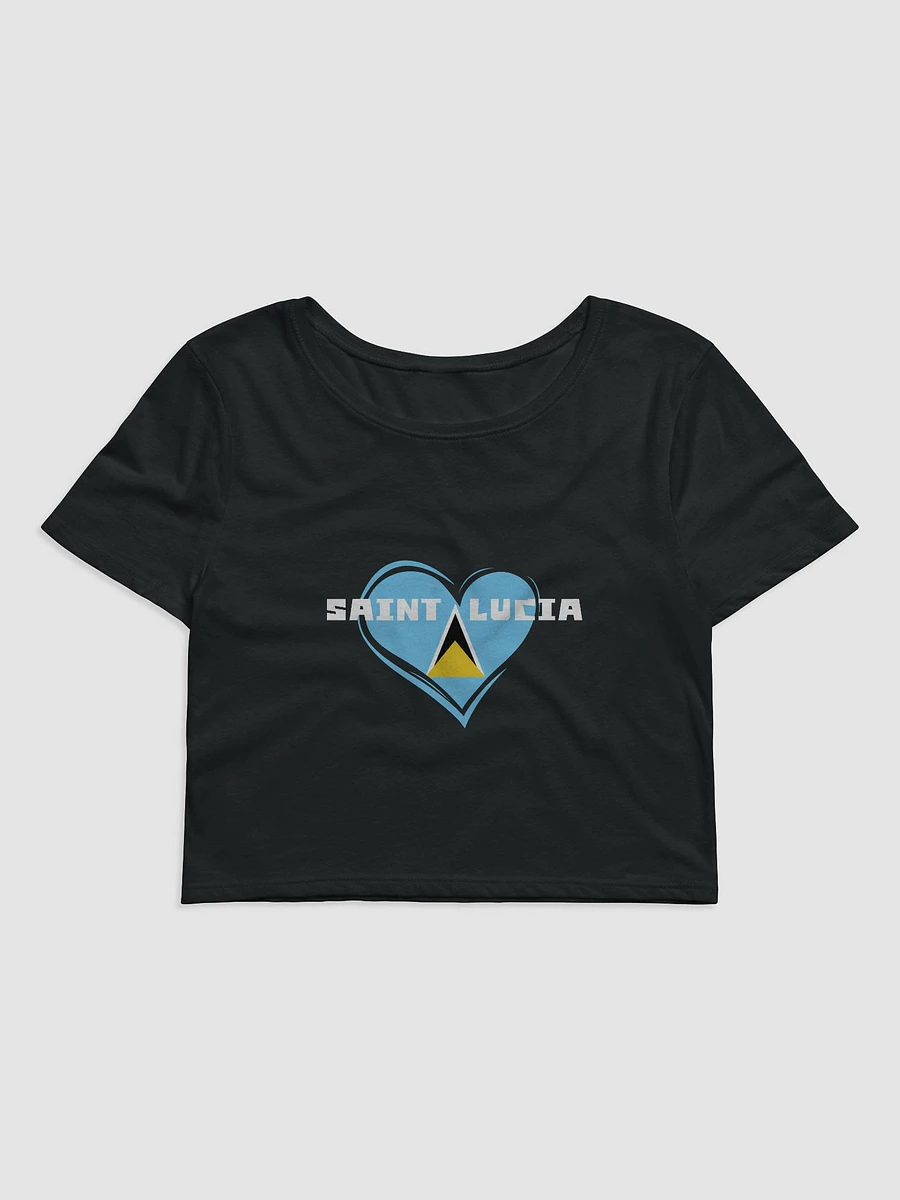 Saint Lucia Heart Crop Tee product image (2)