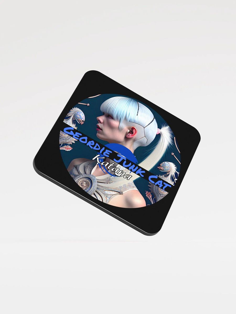 Katana THREE Drink Coaster (3.74″x 3.74″, US and EU SHIPPING) product image (1)