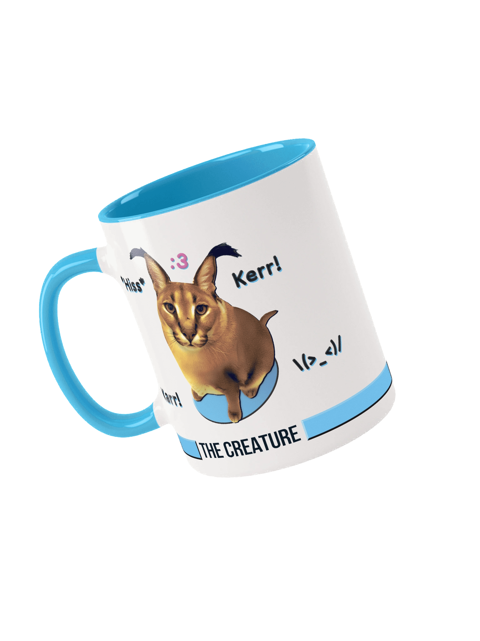 Y2K Cute Caracal Coffee and Tea Mug product image (11)