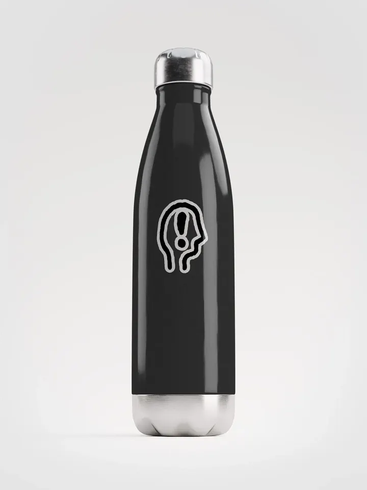 EXCLAIMING MENTALLY (bubble design) stainless steel water bottle product image (2)