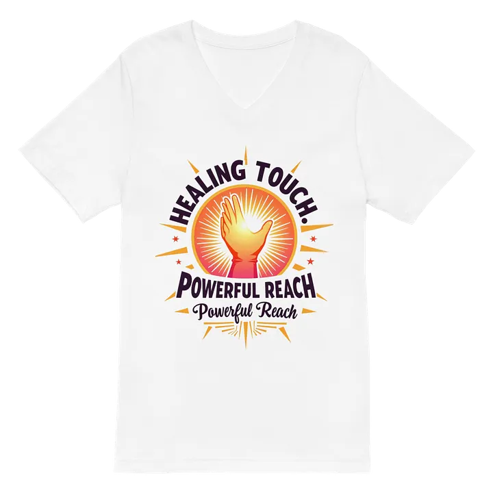 Radiant Healing Touch V-Neck Tee product image (2)