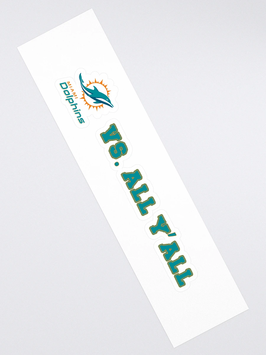 Dolphins Vs. All Y'all Miami Football Rivalry Design product image (2)