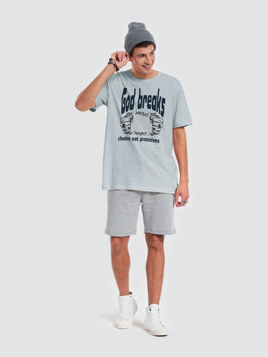 God breaks chains not promises Unisex Tee product image (5)