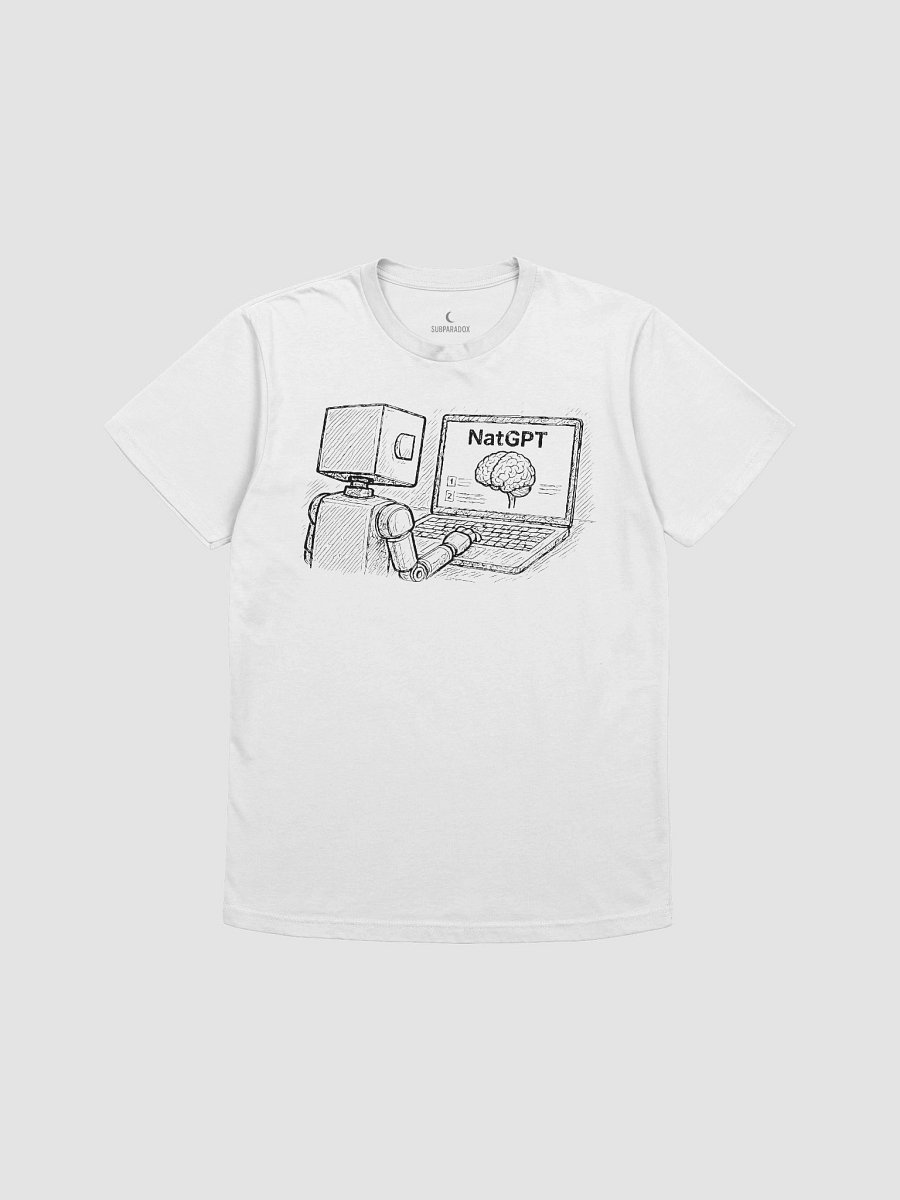 NatGPT: Check Important Info - White Tee product image (3)
