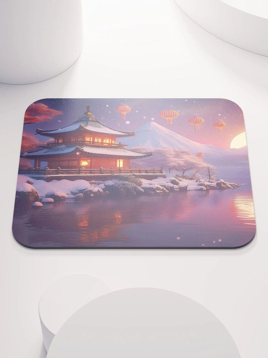Winter Lanterns Small Mouse Pad (7 x 9) product image (6)