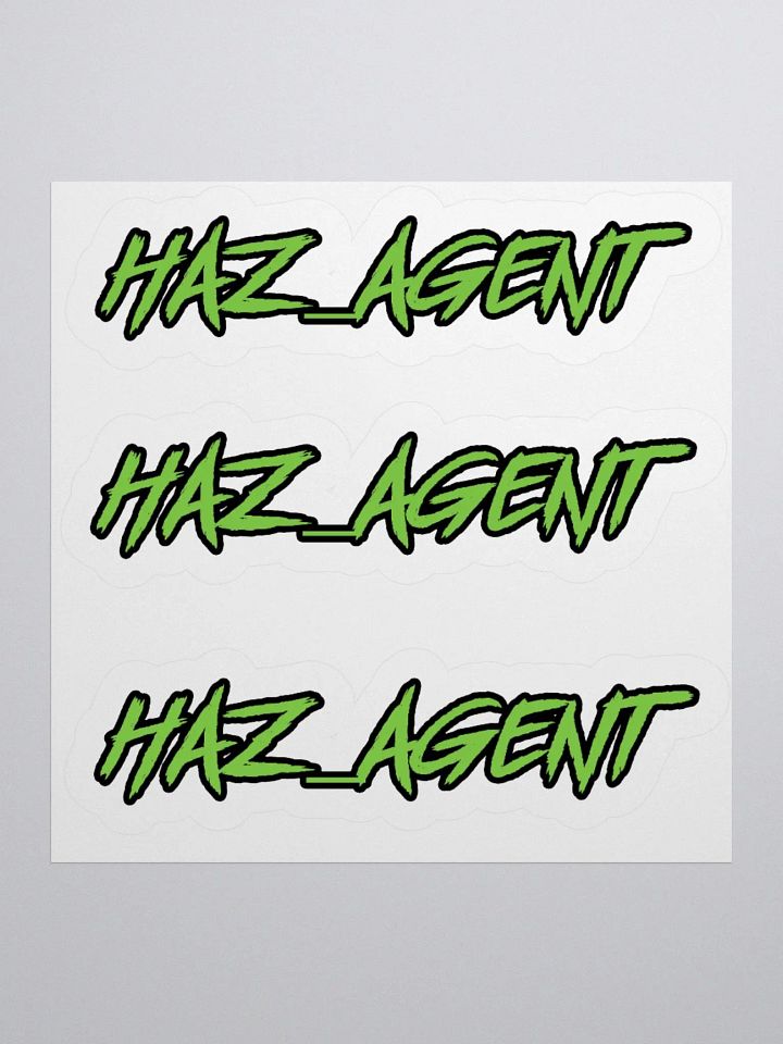 Haz Green Stickers product image (1)