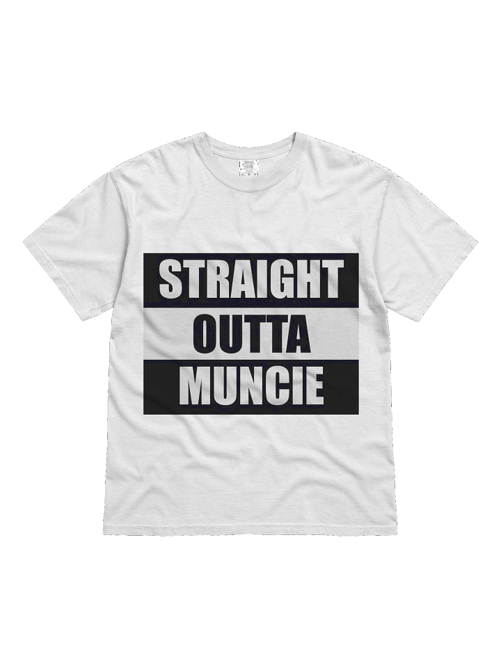 "Straight Outta Muncie" Parental Advisory Inspired T-Shirt product image (3)