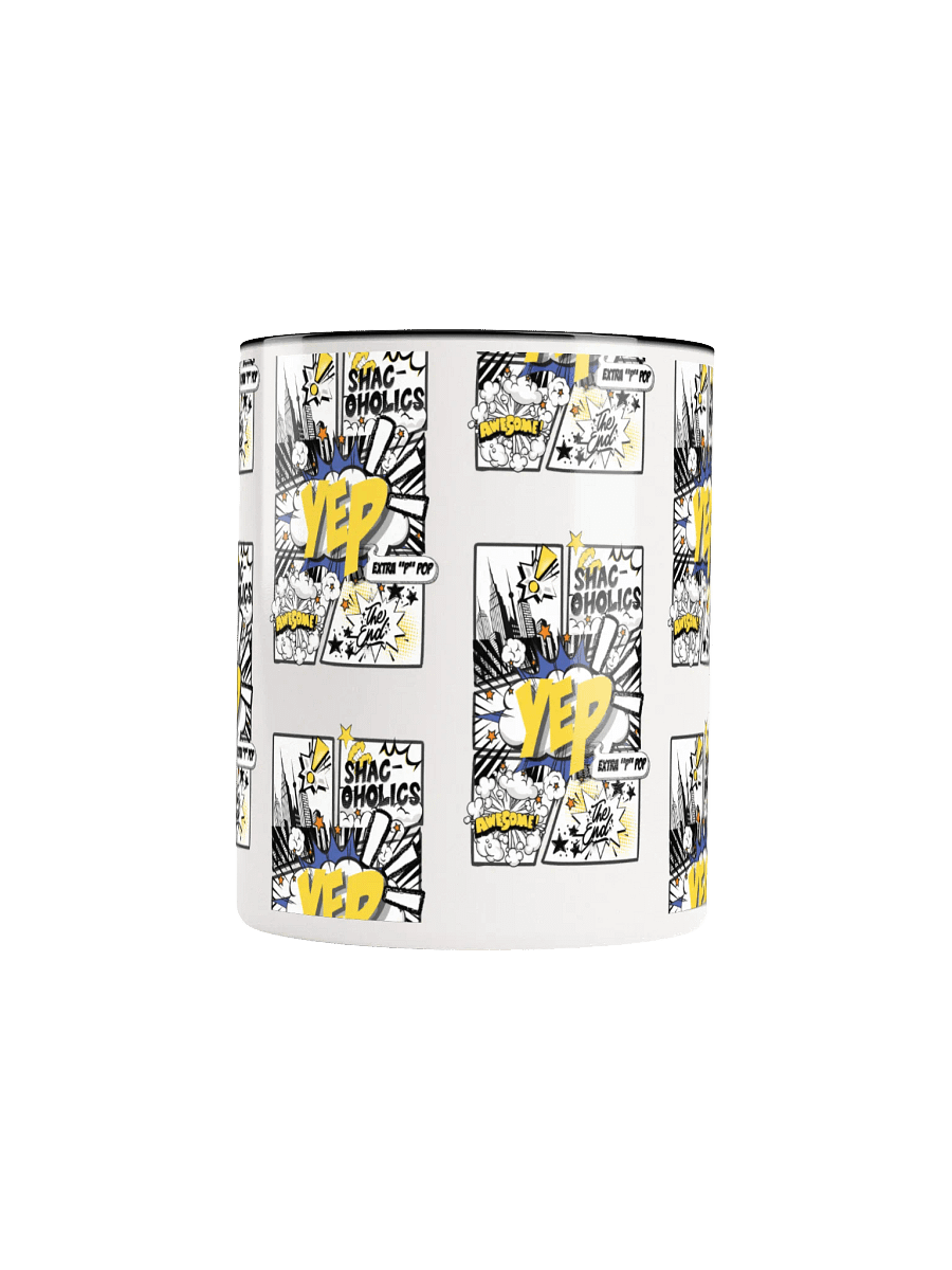 Shac-oholics Comic Blast Mug - Yellow 