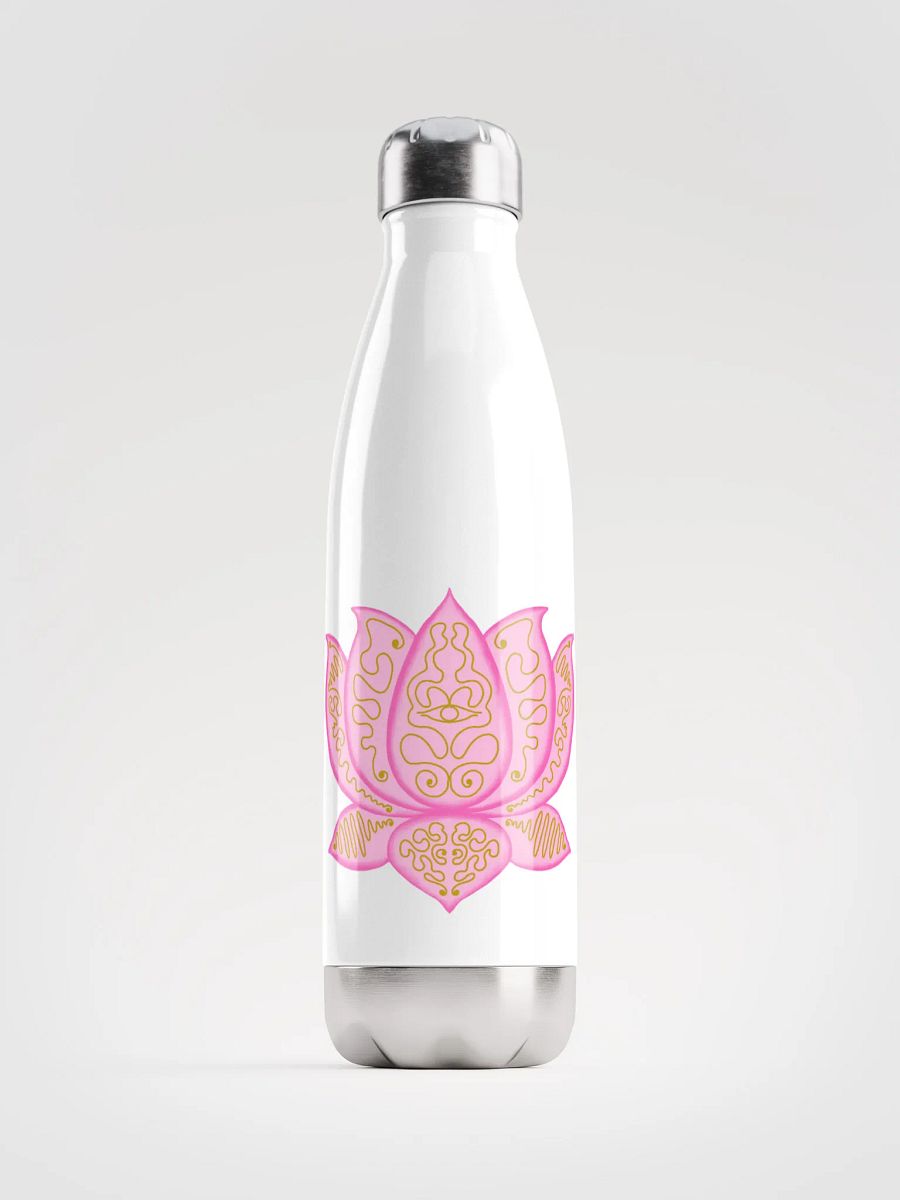 Golden Lotus Stainless Steel Water Bottle product image (1)