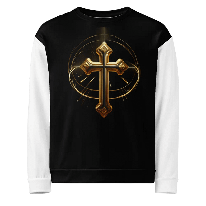 A Golden Angel and Cross - Unisex Sweatshirt #6 product image (1)