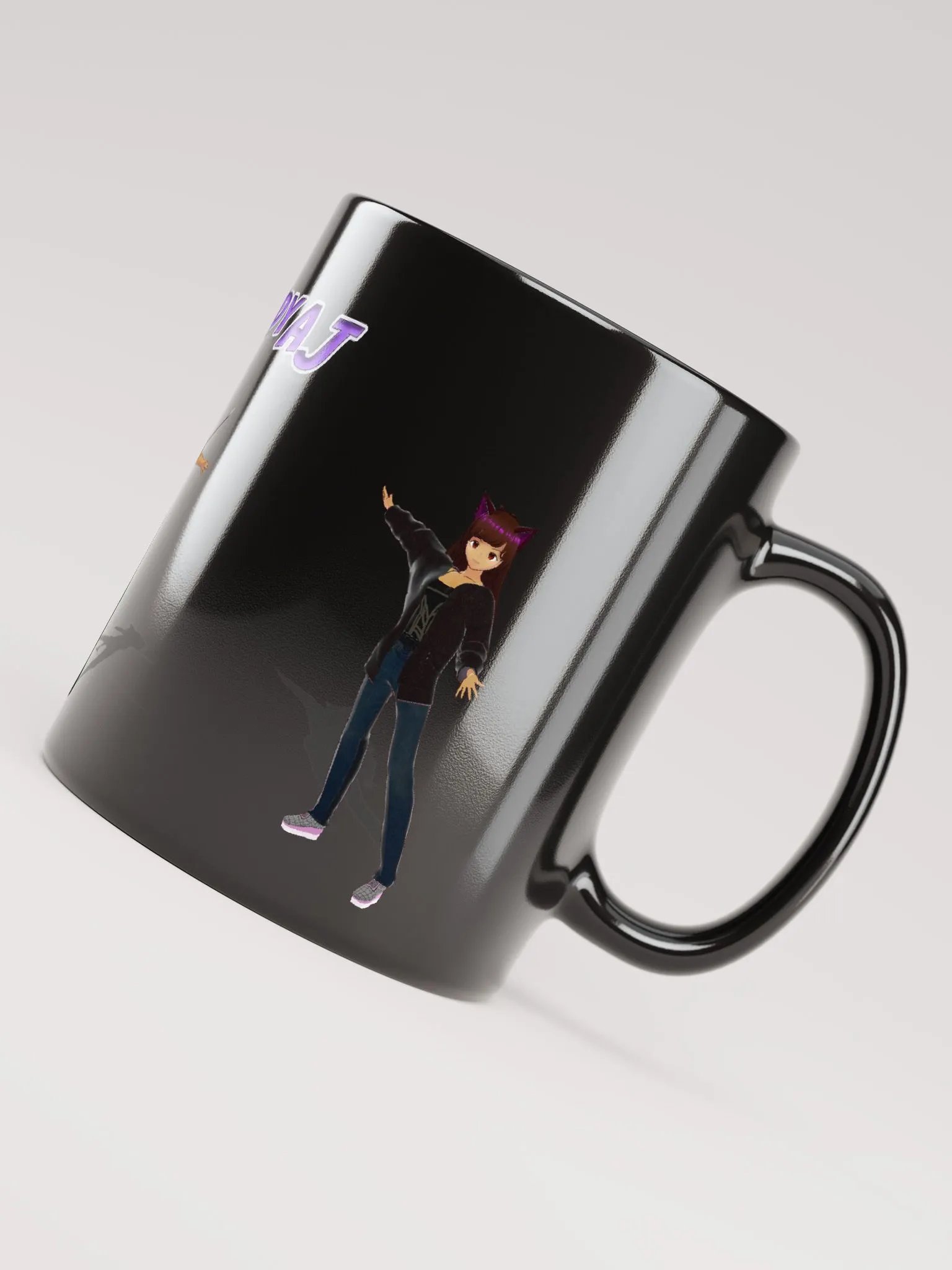 Tri-Model Black Glossy Mug product image (5)