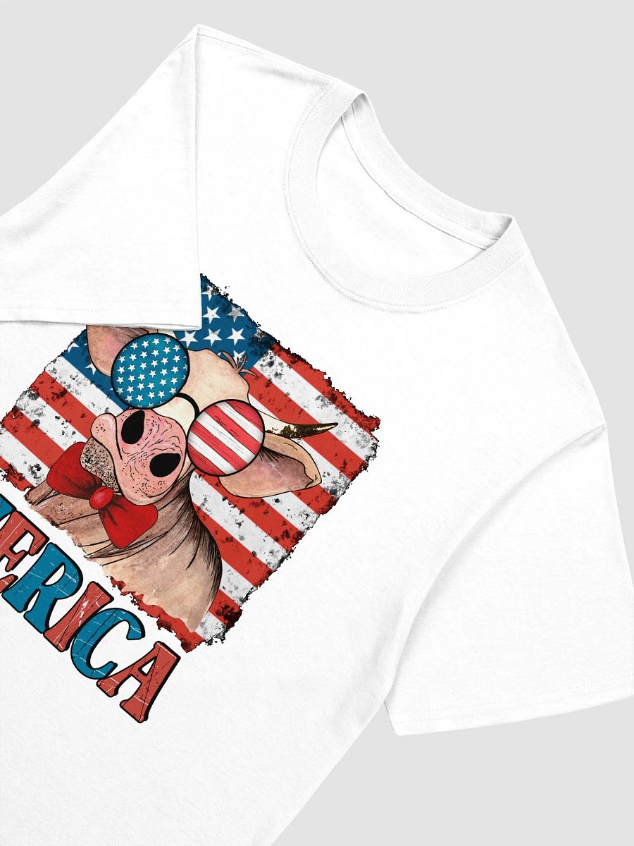 Patriotic T-Shirt- Featuring The Cow Merica.. product image (4)