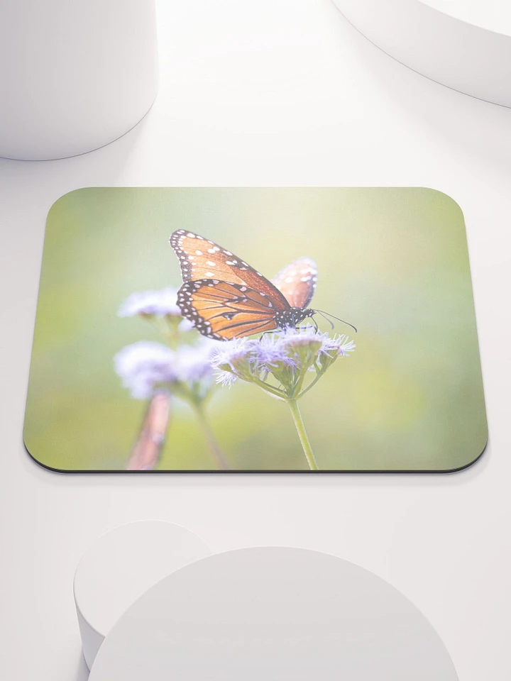 Butterfly In Light Mouse Pad product image (1)