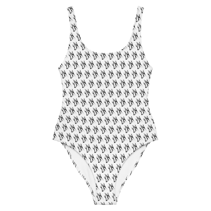 YN Checker Prink 1-Piece Swimsuit product image (1)