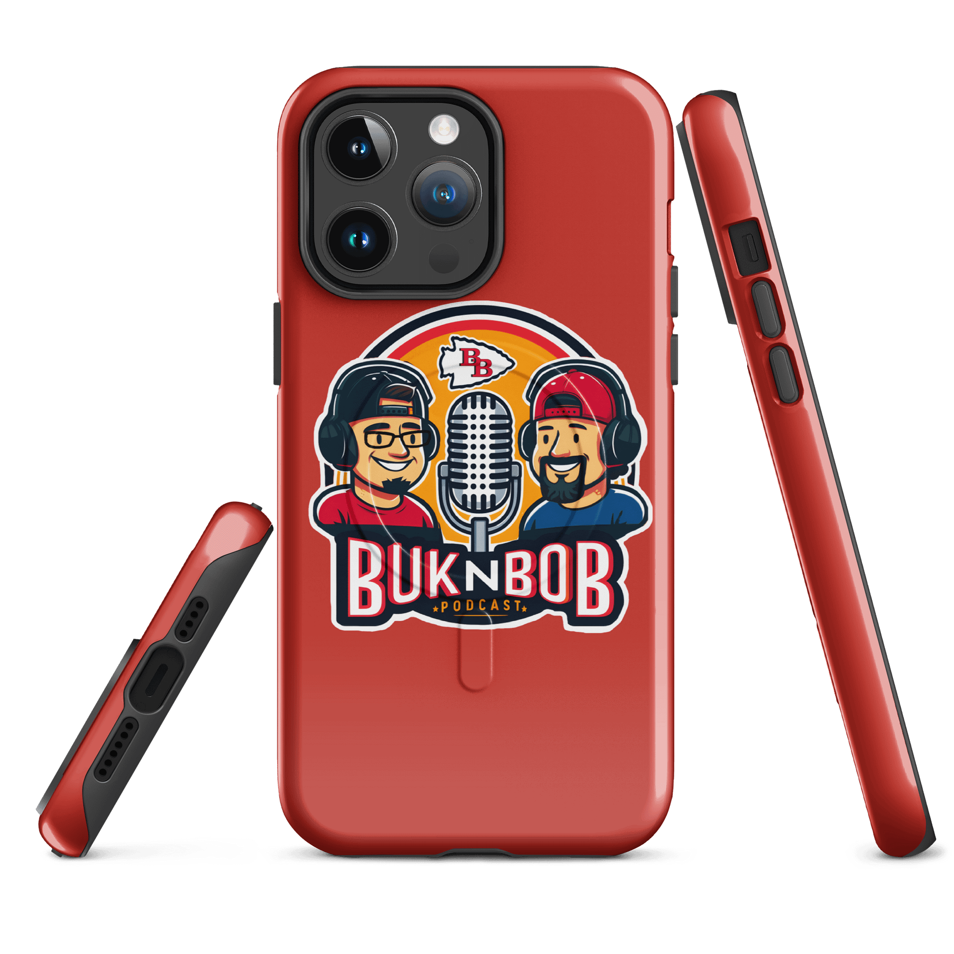 Buk N Bob Podcast Logo iPhone® MagSafe® Tough Case product image (4)