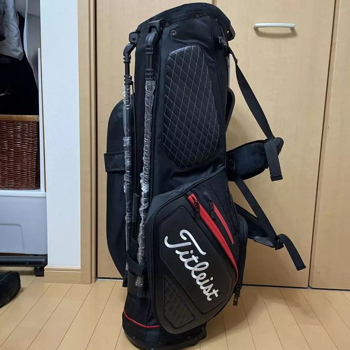 Titleist Golf Caddy Carry Premium Stand Bag Type 9 x 47 Inch TB20SXSF Black product image (2)