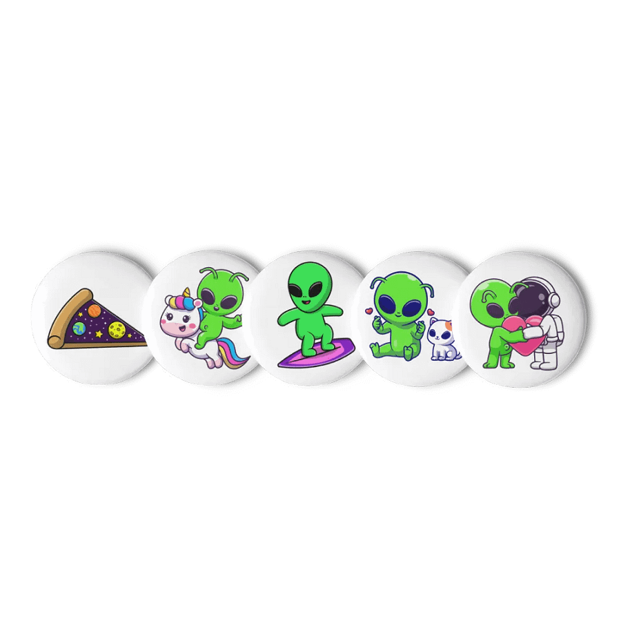 Unicorn Aliens Pin Collection product image (1)