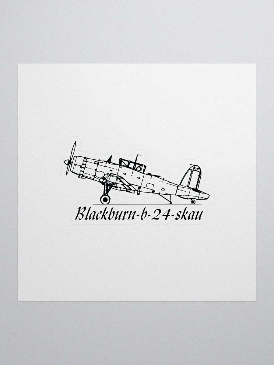 Blackburn b 24 skau Aircraft. Custom Cut Vinyl Stickers product image (1)