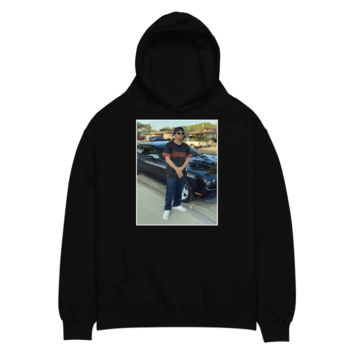 Bino Premium Oversized Hoodie Black product image (2)