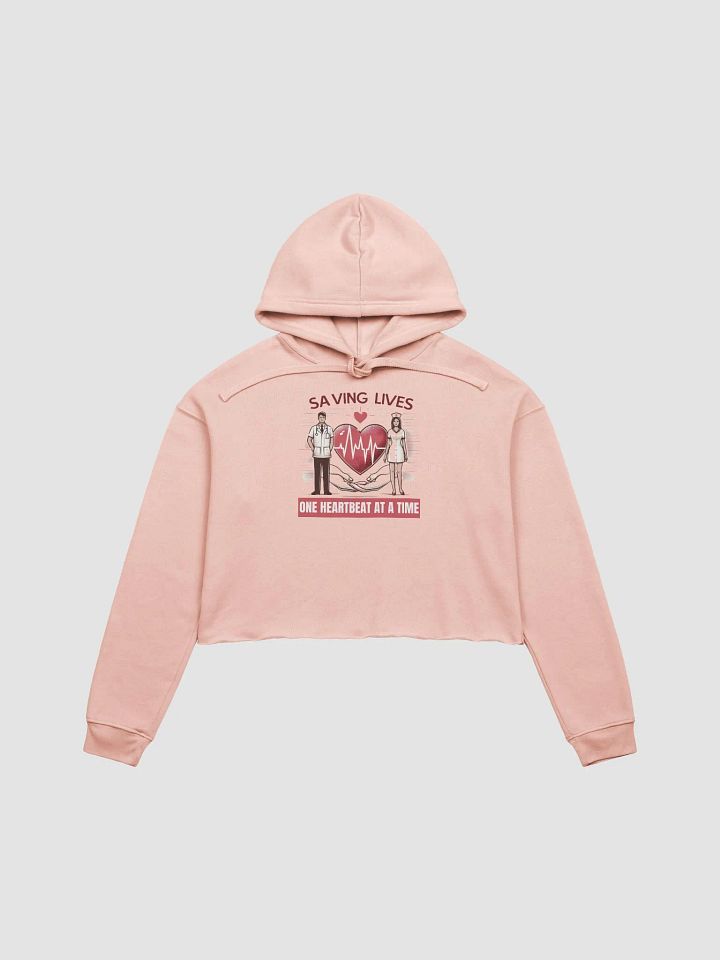 Heart health: Heartbeat Heroes Crop Hoodie product image (1)