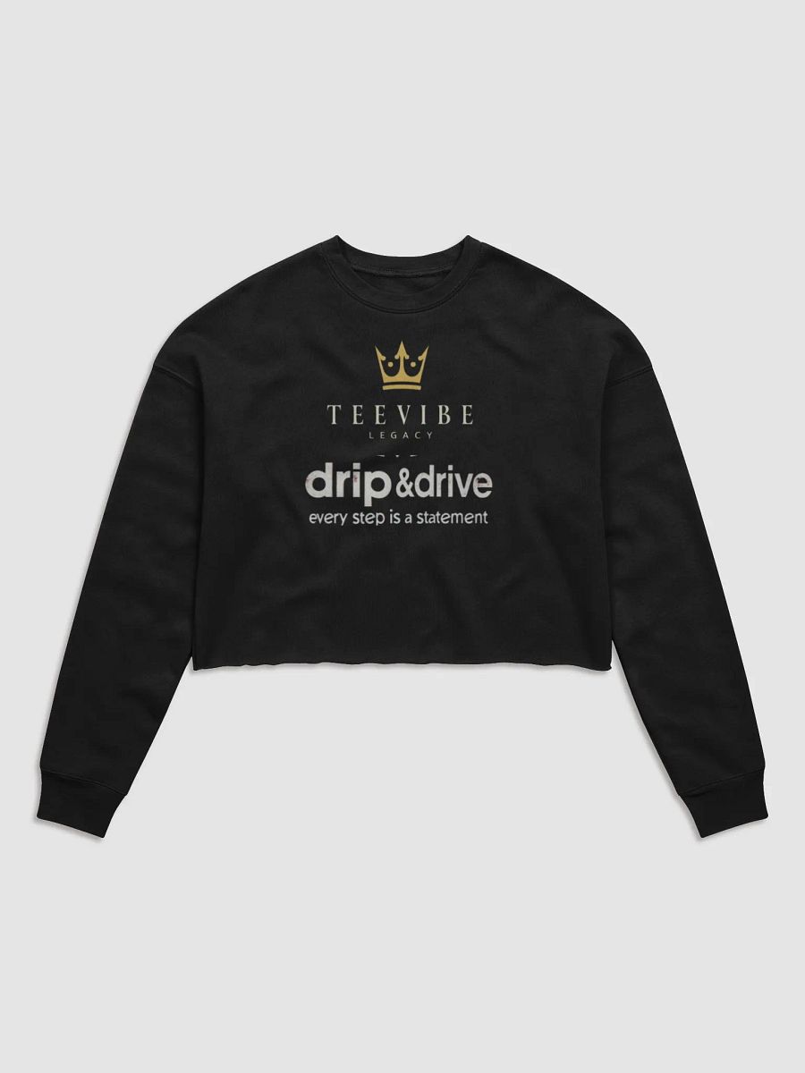 TEEVIBE LEGACY Women's Fleece Crop Sweatshirt product image (4)