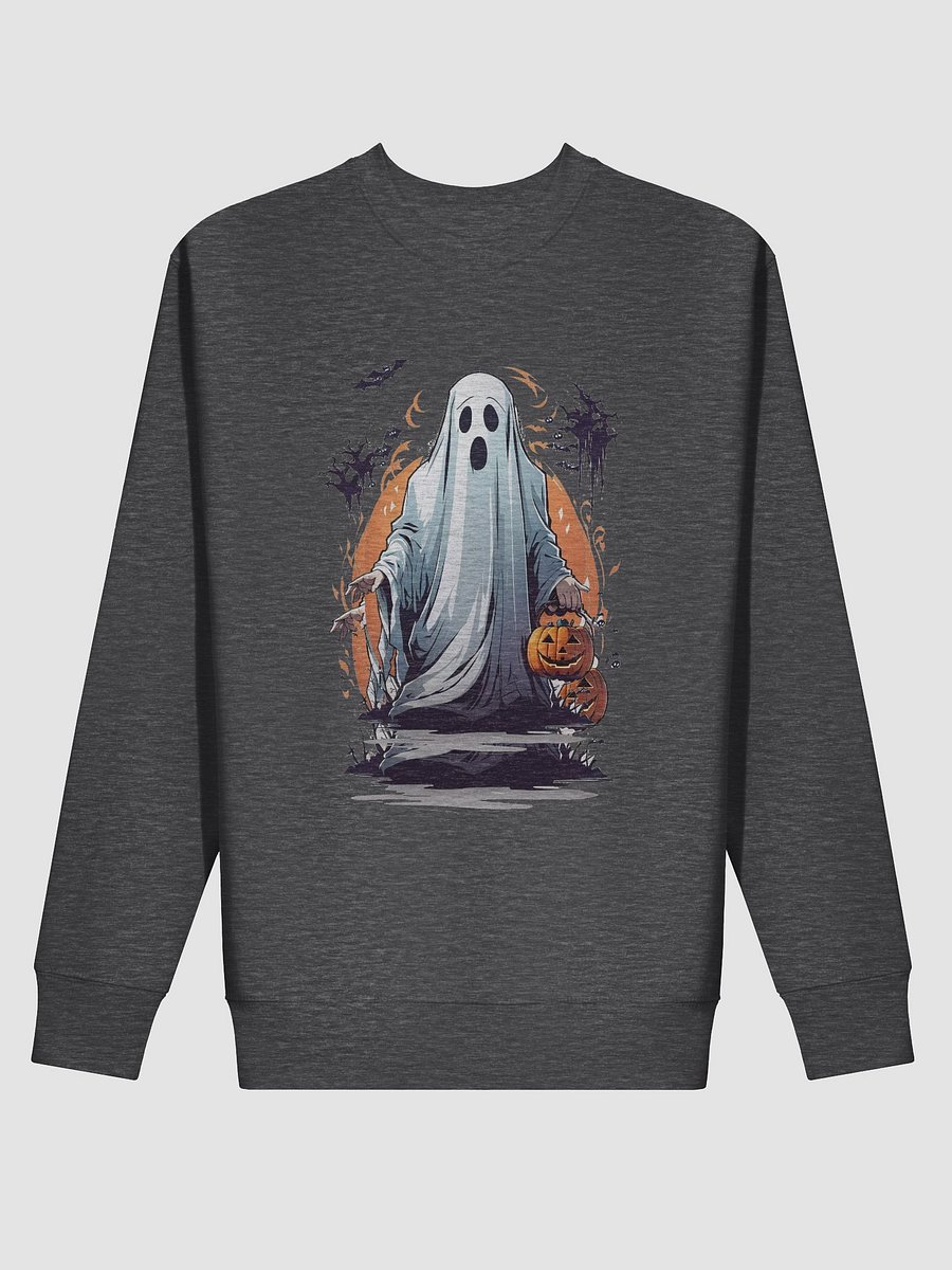 Spooky Ghost Sweatshirt – Cozy Halloween Pullover with Pumpkin Trick-or-Treat Design product image (2)
