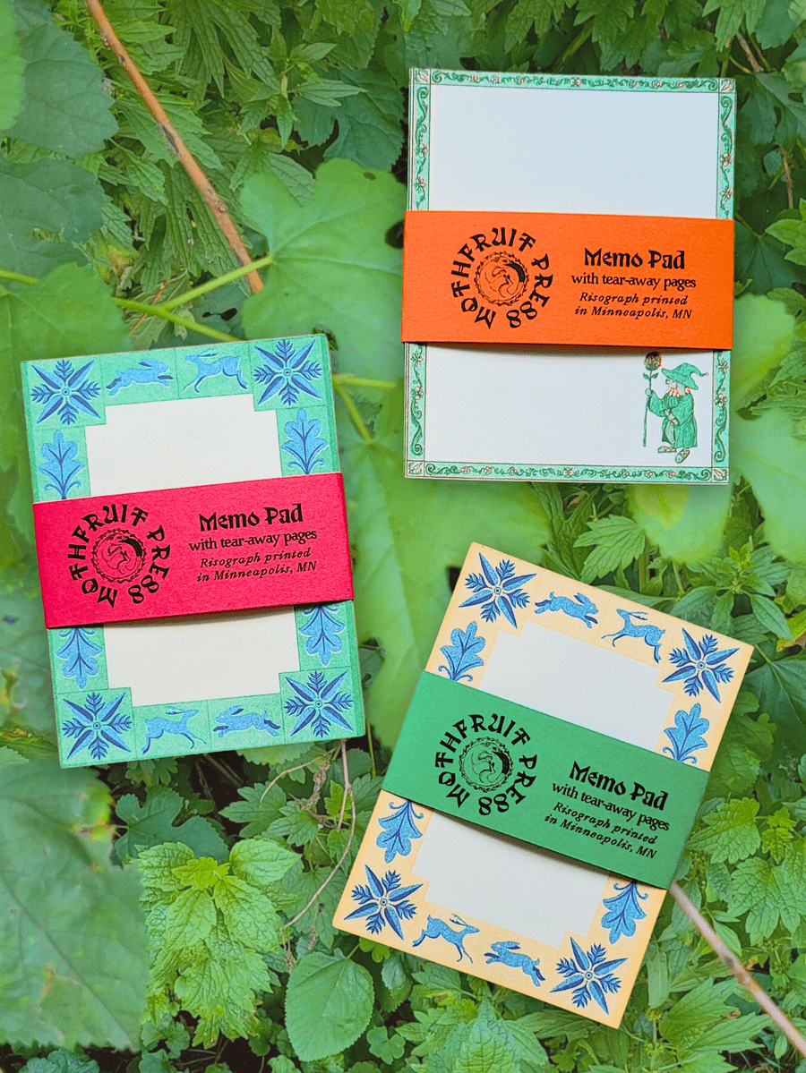 Riso Printed Memo Pad product image (1)