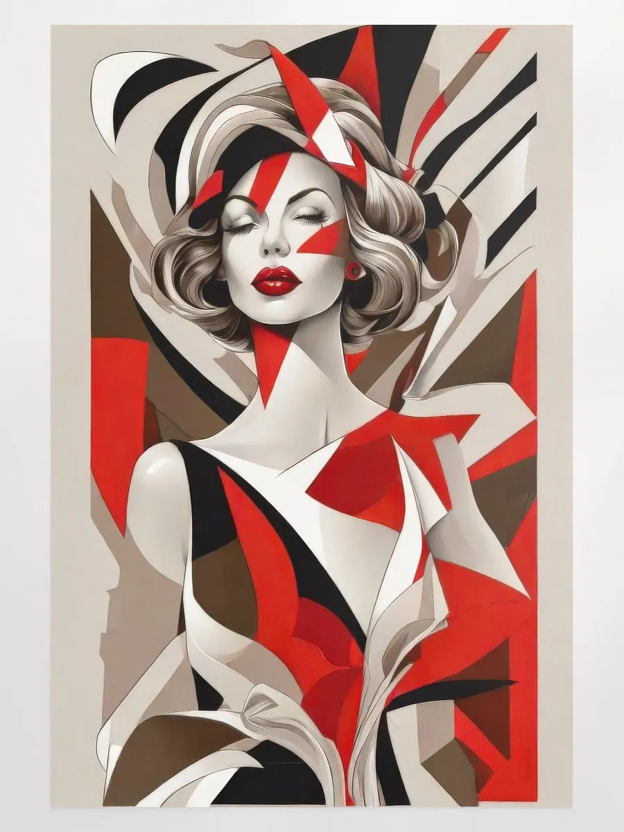 Red Woman - Poster - Large 24x36 Inches product image (1)