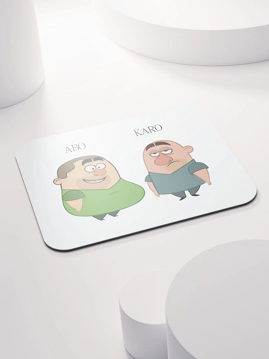 Abo and Karo - Dynamic Duo Mouse Pad product image (4)