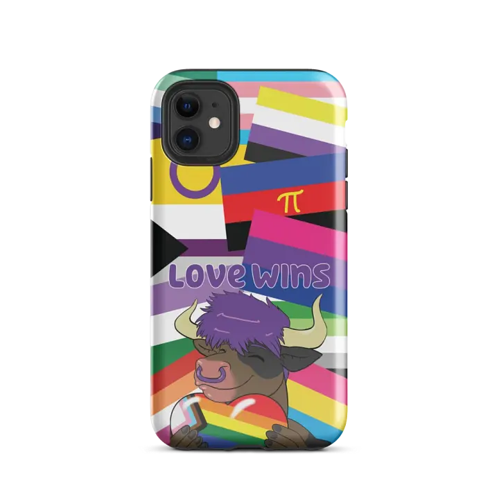 "Love Wins (Pride Flags Edition)" iPhone Cases product image (2)