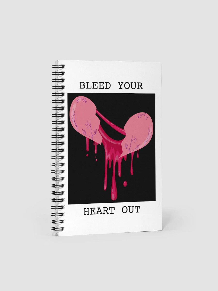 Bleed Your Heart Out Notebook (Digital) product image (1)