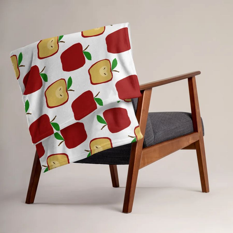 Apple Polkadots Throw Blanket product image (15)